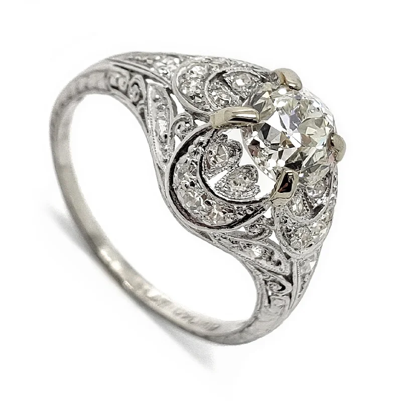 Antique Old European Cut Diamond Ring