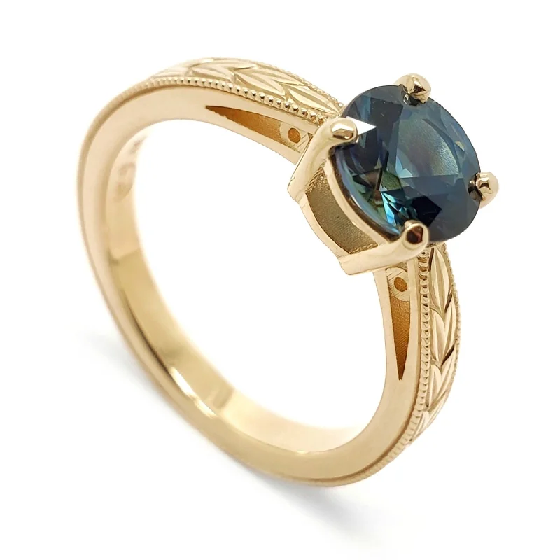 Danae Yellow | Teal Sapphire