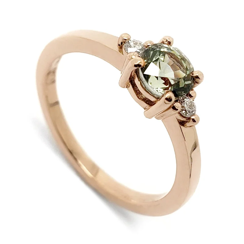 Moraine Rose | Green Australian Sapphire