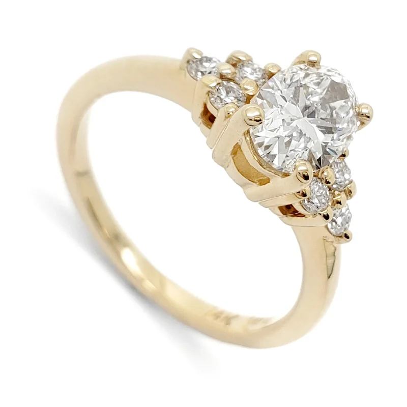 Zira Yellow | Oval Lab Diamond