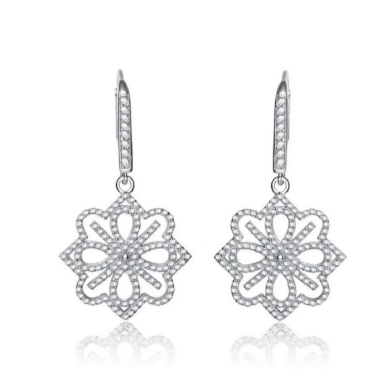 Les Haudères Flower Drop Earrings