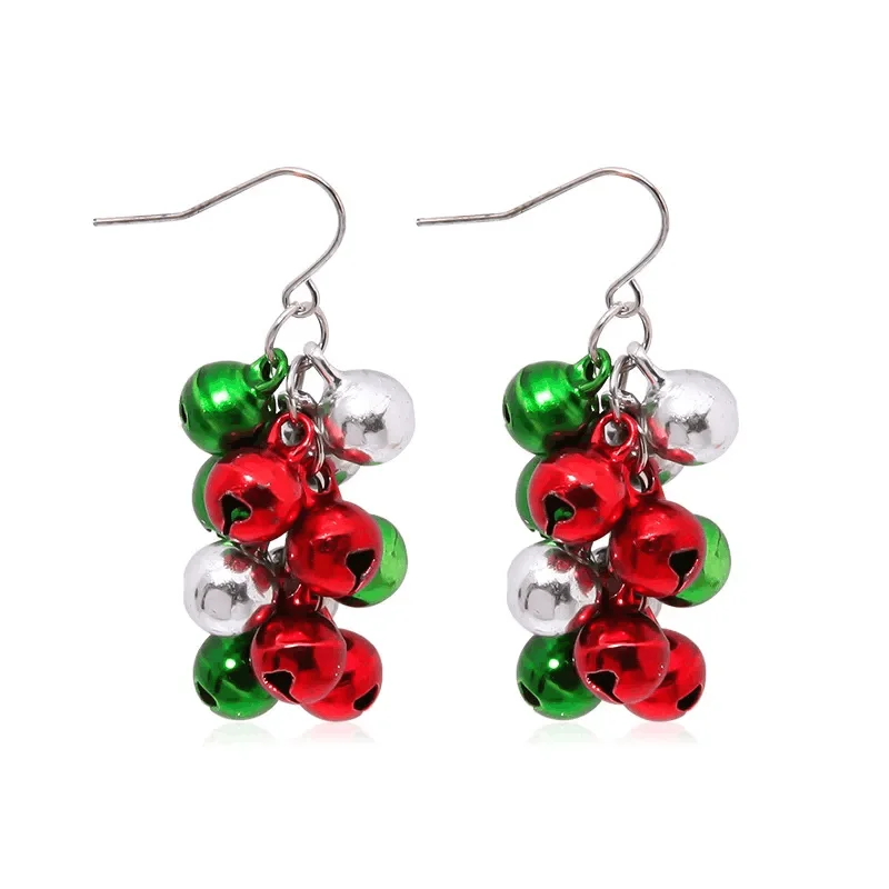 Adult's 'Christmas Jingle Bells' Drop Earrings