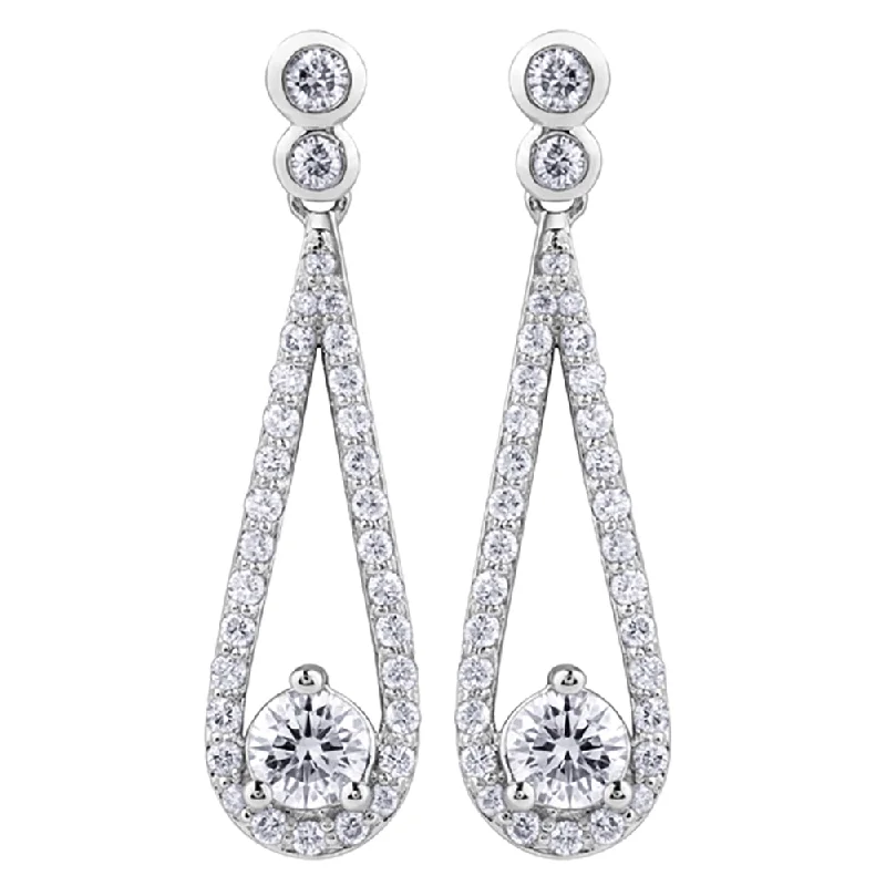 Canadian Diamond Drop Earrings