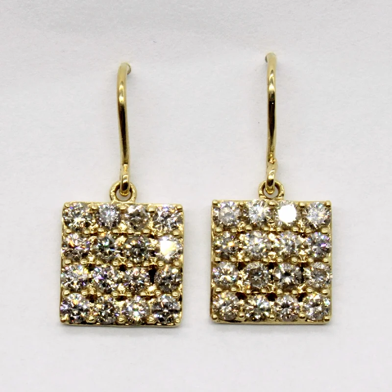 Chocolate Diamond Drop Earrings | 1.00ctw |