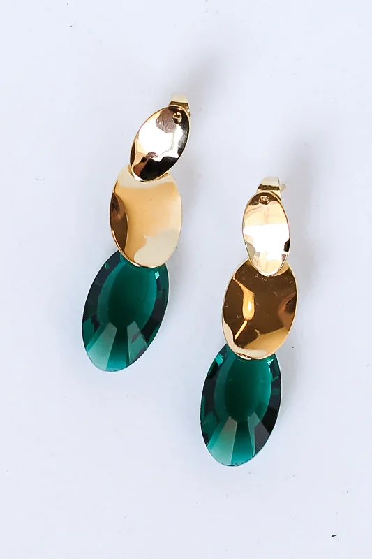 FINAL SALE - Cora Gemstone Drop Earrings