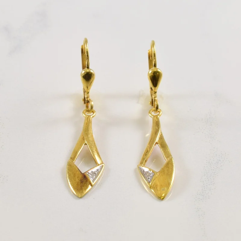 Diamond Drop Earrings | 0.01ctw |