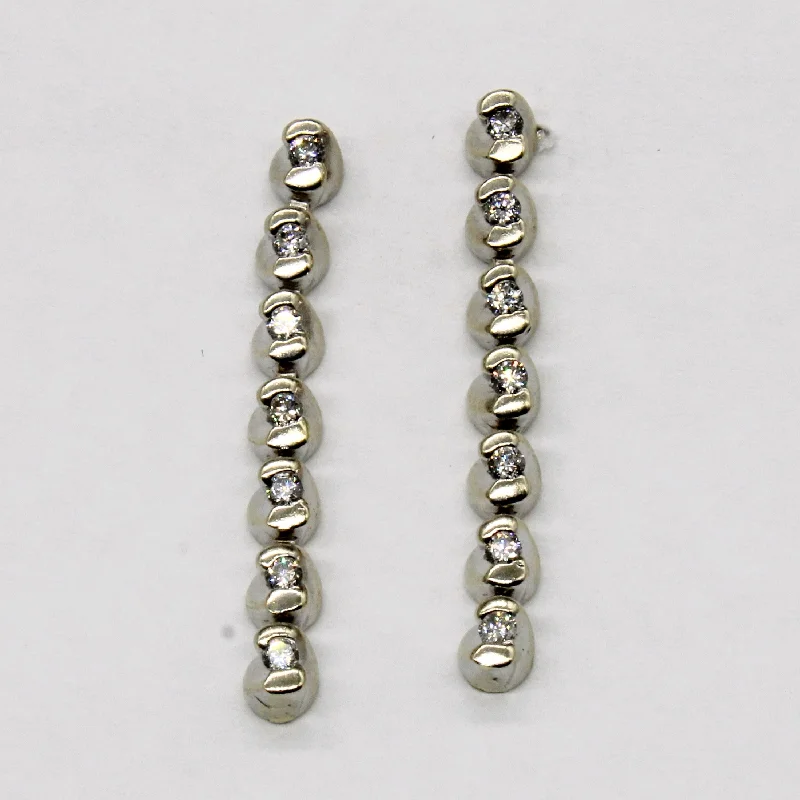 Diamond Drop Earrings | 0.18ctw |