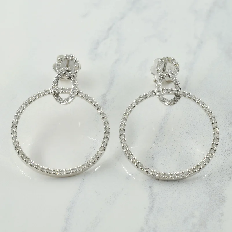 Diamond Drop Earrings | 0.70ctw |