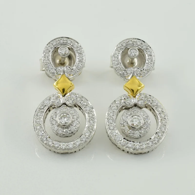 Diamond Drop Earrings | 0.72ctw |