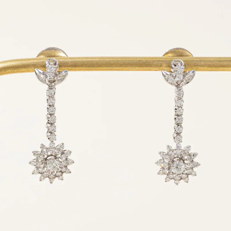 Diamond Drop Earrings | 1.62ctw |