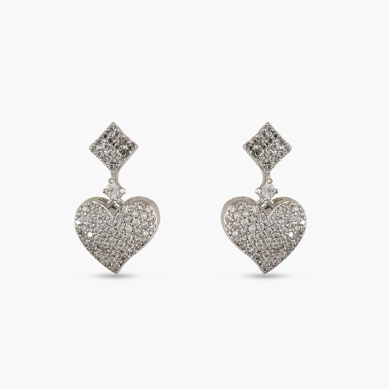 Forever Love CZ Drop Earrings