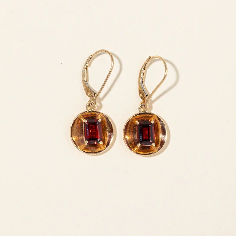 Garnet Drop Earrings | 5.00ctw |