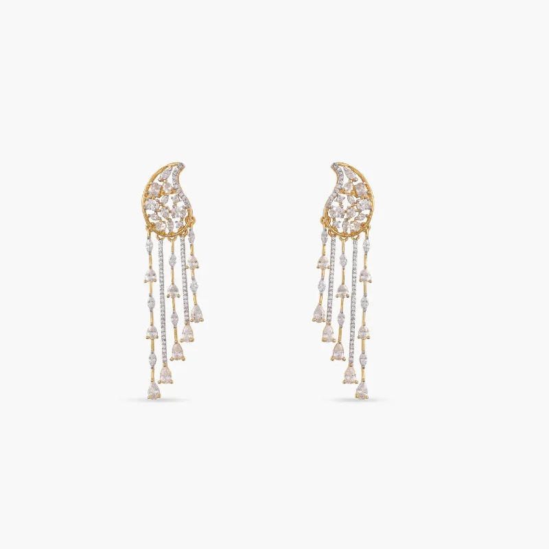 Karina CZ Drop Earrings