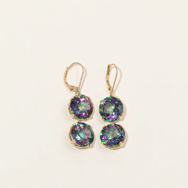 Mystic Topaz Drop Earrings | 24.00ctw |