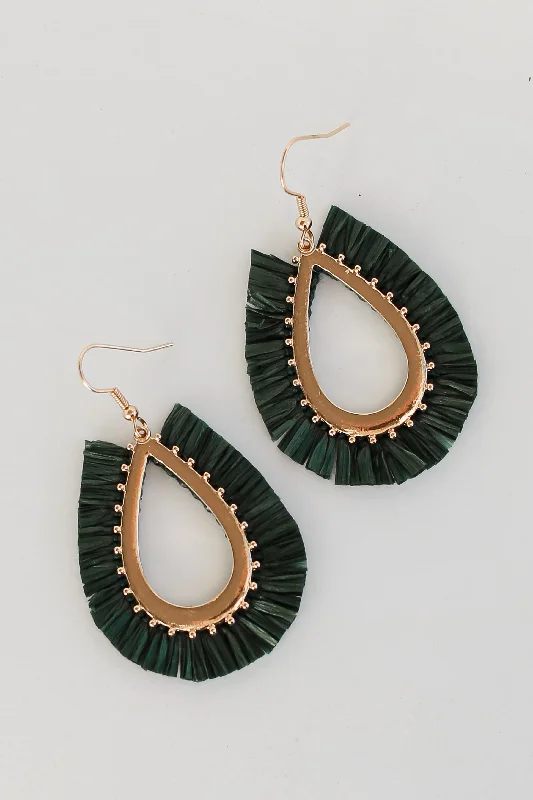 Rowan Fringe Teardrop Earrings