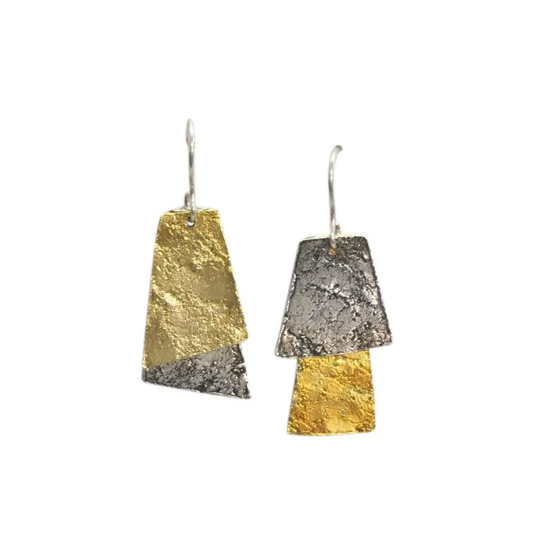 Trapezium Drop Earrings