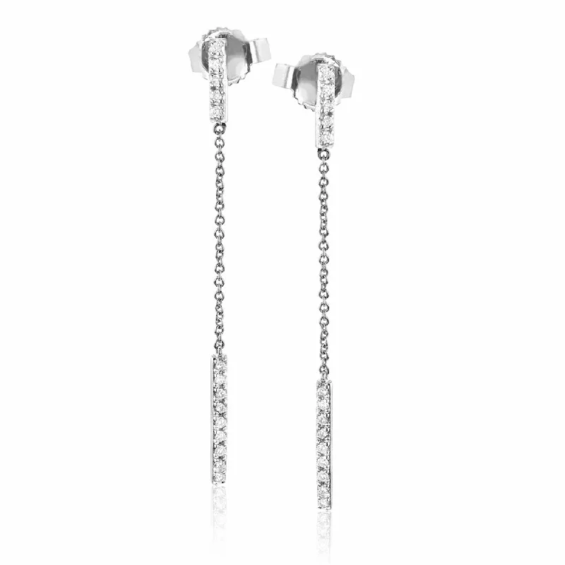 Zeghani Diamond Drop Earrings