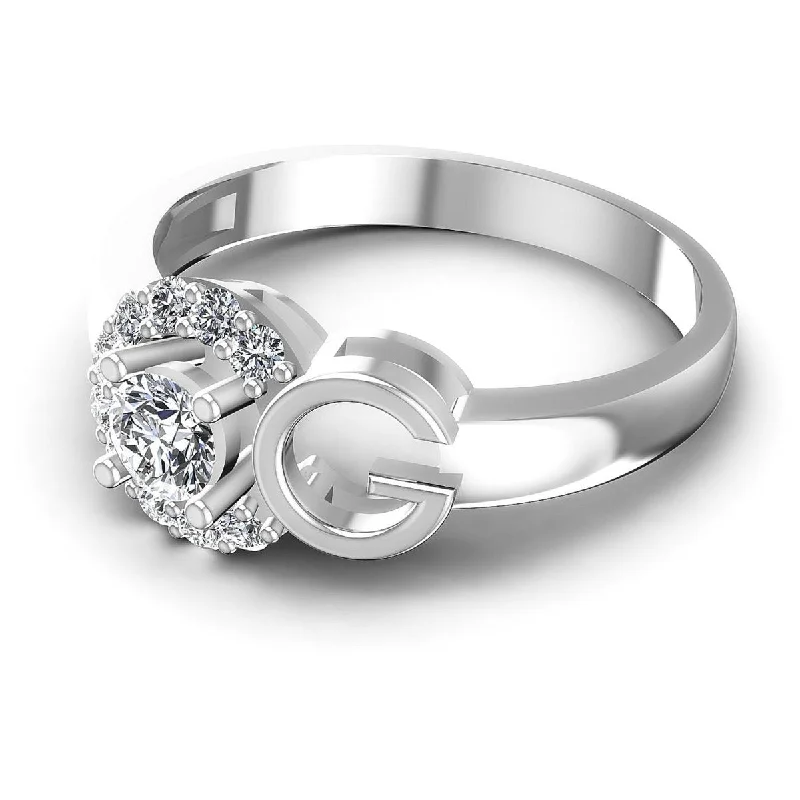 0.45 CT Round Cut Diamonds - Fashion Ring