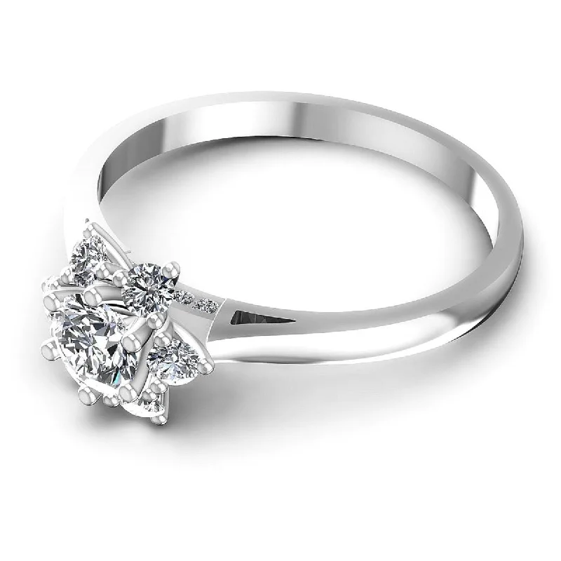 0.60 CT Round Cut Diamonds - Fashion Ring