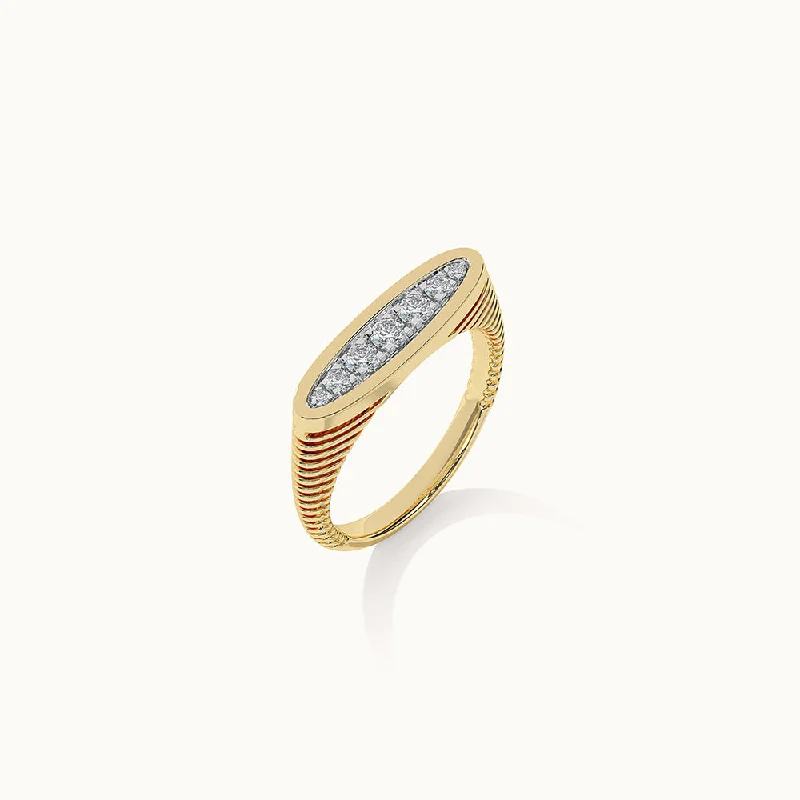 Fine Oval Diamond Band