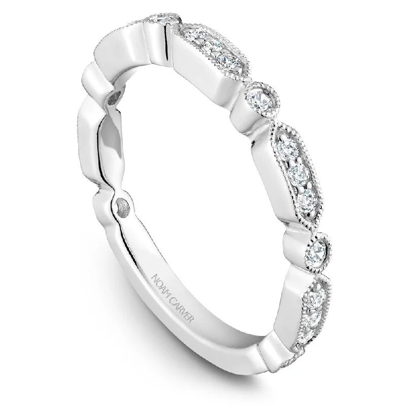 Noam Carver Stackable Collection 0.22cttw. Diamond Fashion Ring STB15-1