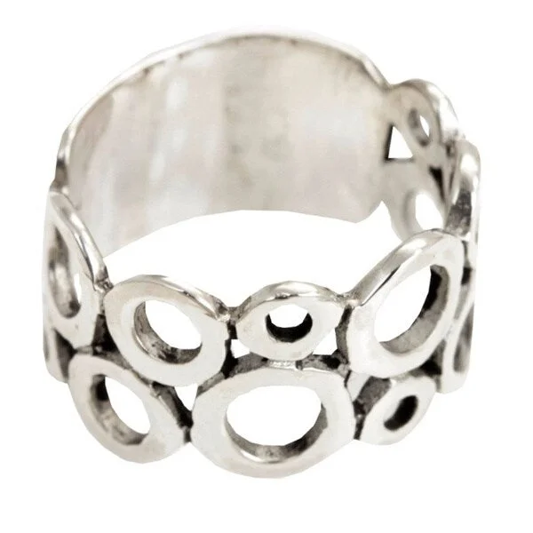 NOVICA Handmade Sterling Silver 'Afternoon' Ring (Indonesia)