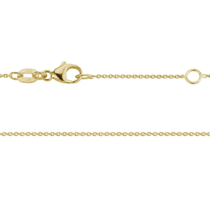 14k Yellow Gold Cable Chain 18-20"