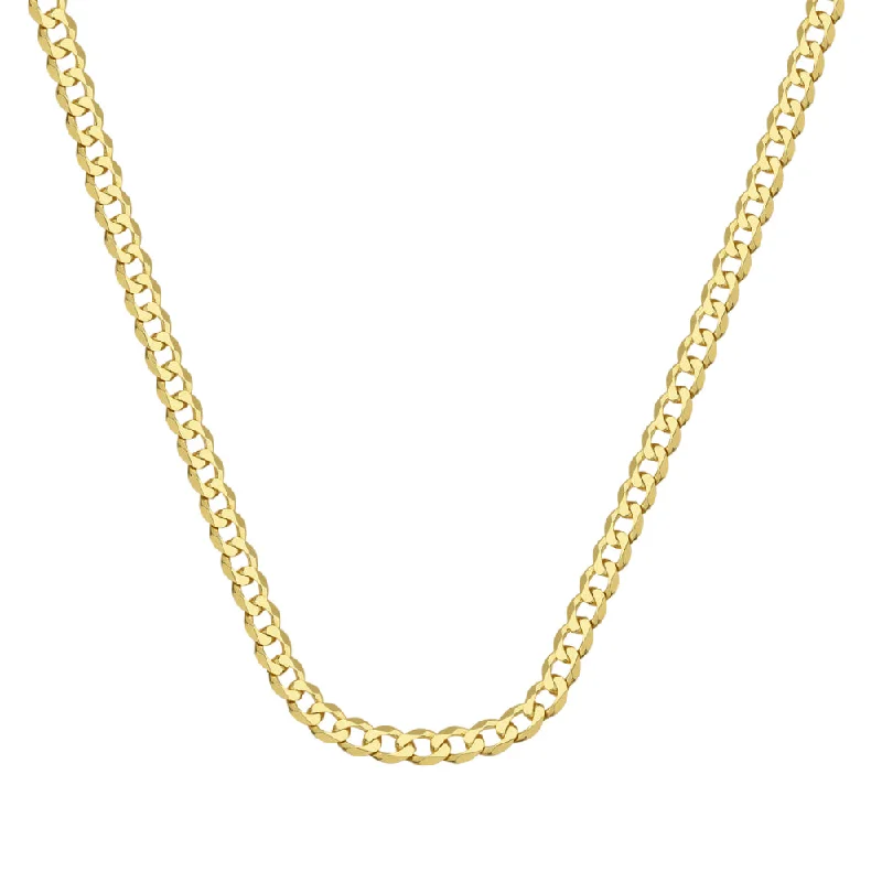 14kt Gold Curb Chain , 24 inches