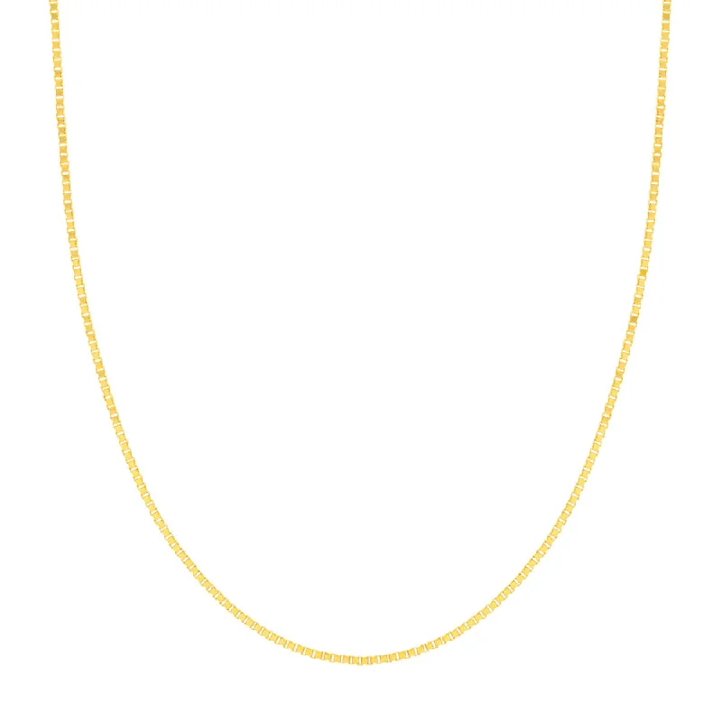 14kt Yellow Gold 1.2mm Box Chain