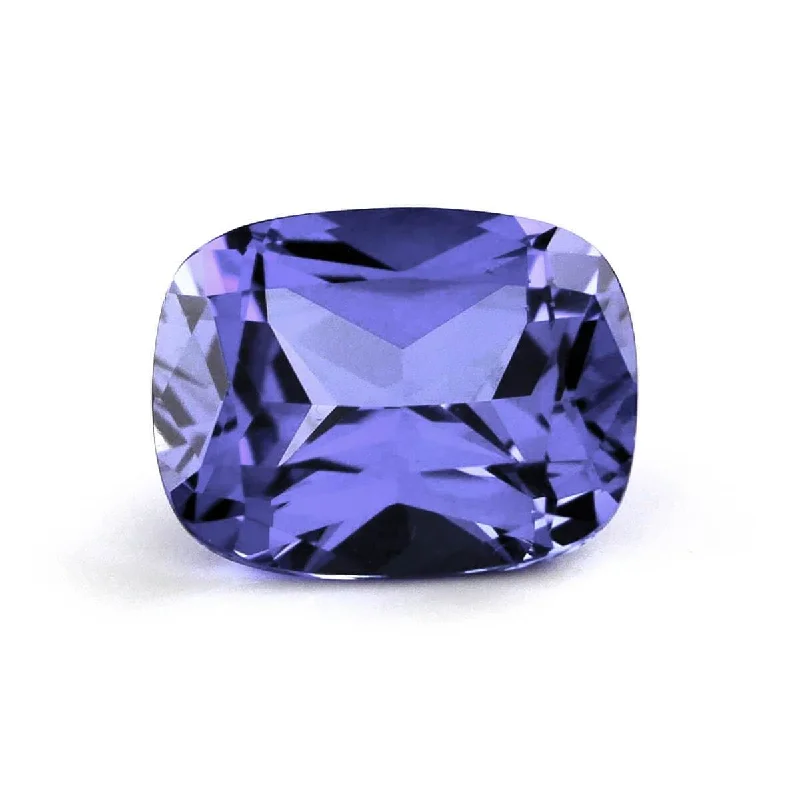 2.60ct 9x7mm Antique Cushion Light Bluish Purple Color Lab Grown Sapphire