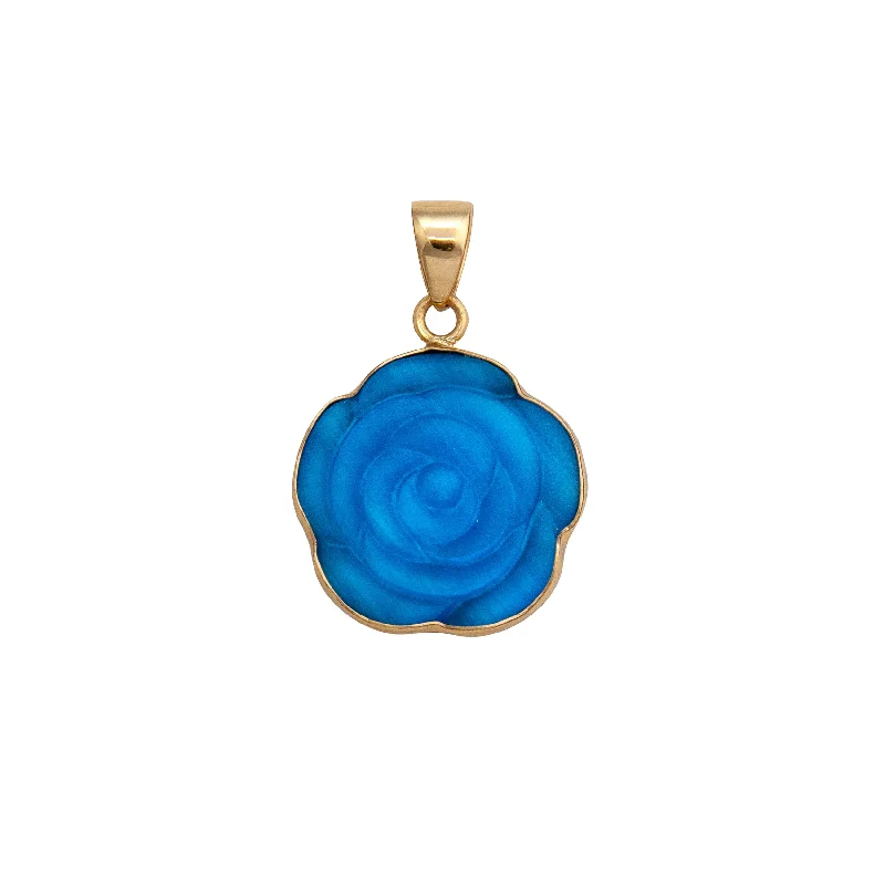 Alchemia Blue Rose Fiber Optic Pendant