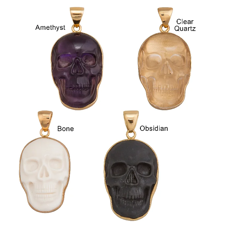 Alchemia Large Skull Pendant