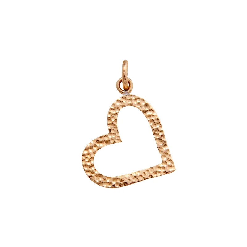 Alchemia Hammered Heart Charm Pendant