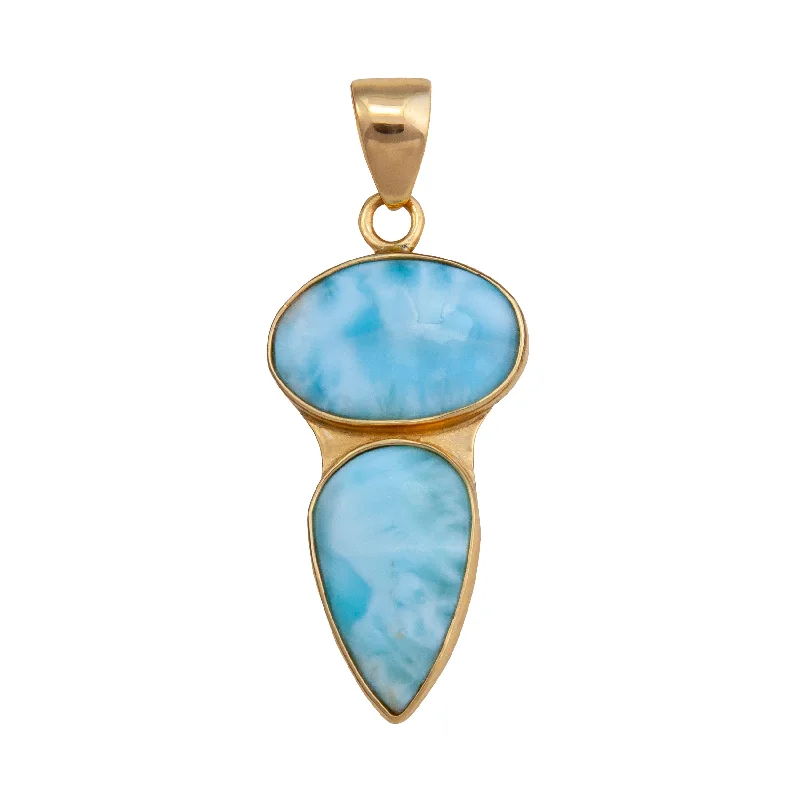 Alchemia Larimar Double Pendant