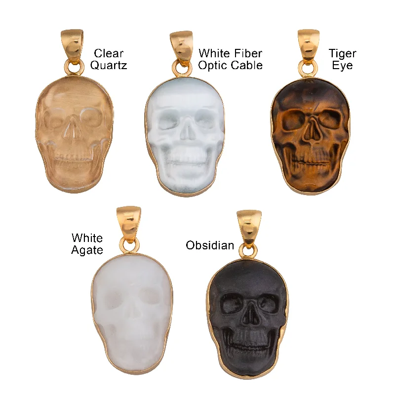 Alchemia Medium Skull Pendants