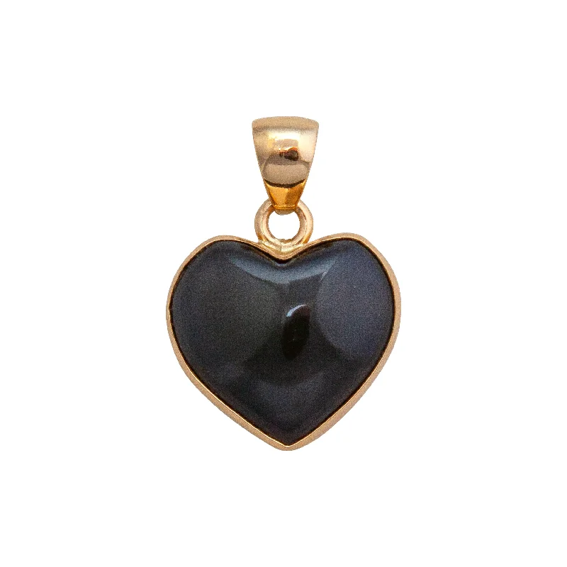 Alchemia Rainbow Obsidian Heart Pendant