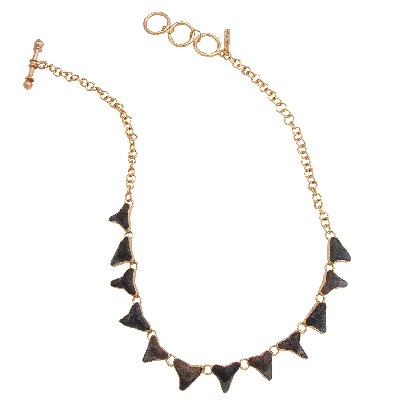 Alchemia Fossil Shark Teeth Necklace