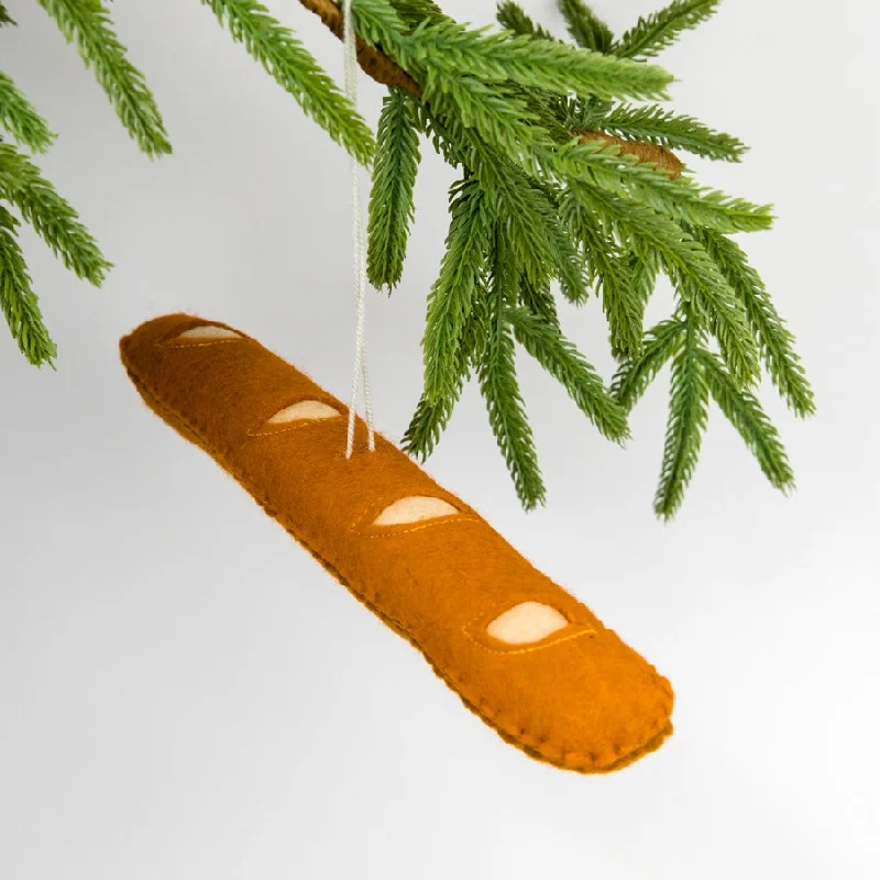 Baguette Felt Ornament