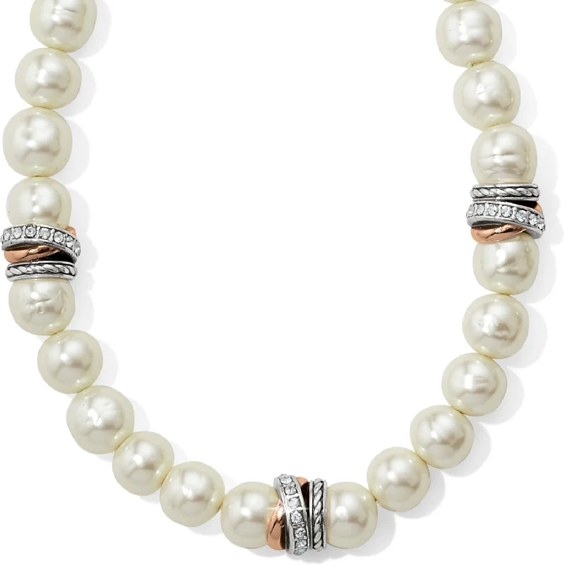 Brighton Neptune's Rings White Pearl Short Necklace