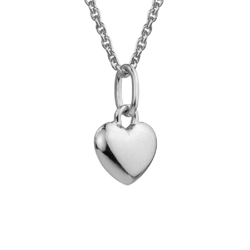 Children's Sterling Silver Heart Pendant Necklace