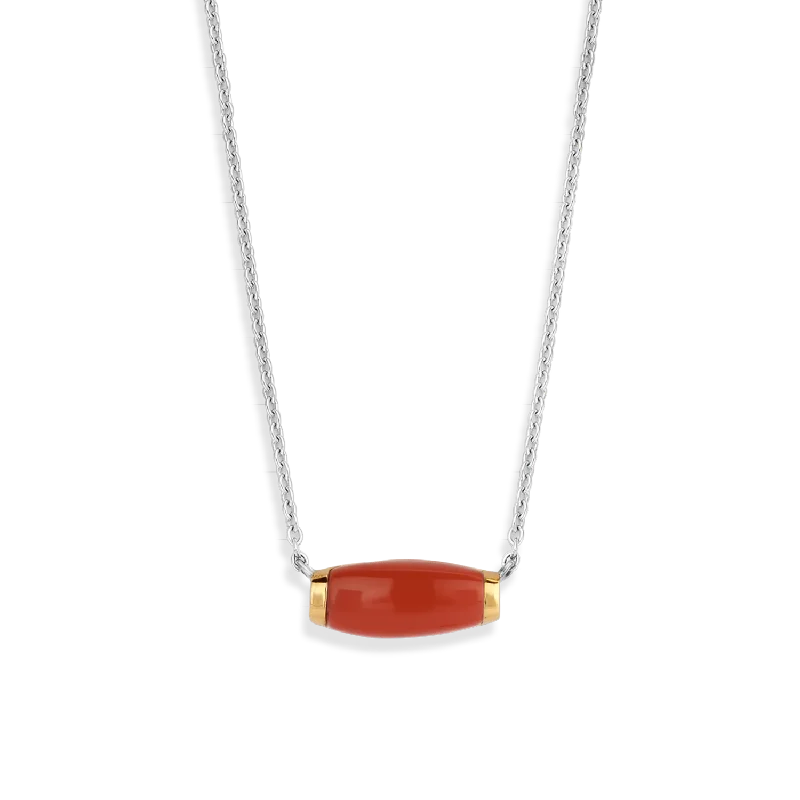 TI SENTO - Milano Coral Pendant Necklace