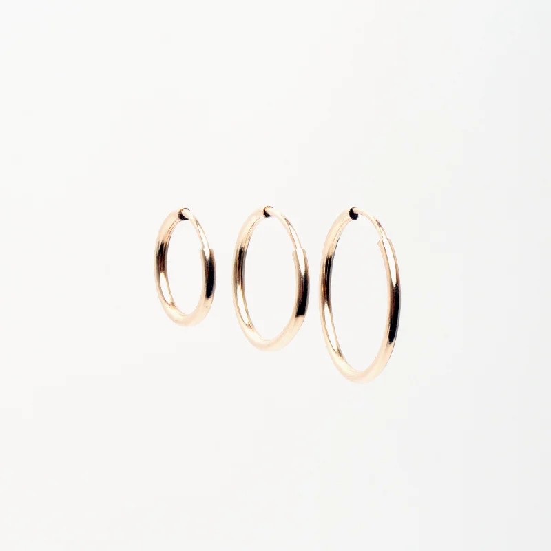 Endless Hoops in 14K Gold-filled