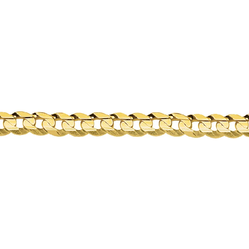 5.7mm Concave Cuban Curb Chain with Lob. Lock