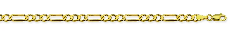 10K Yellow Gold Figaro Chain