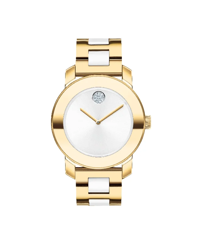 Movado Bold Iconic Mixed Material