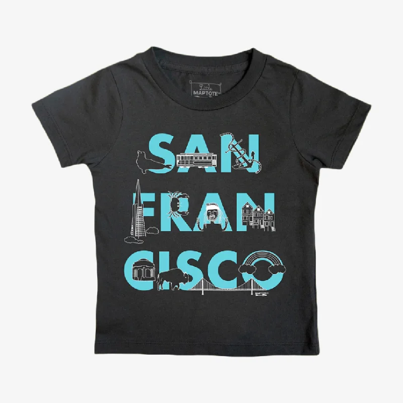 San Francisco Font Kids Shirt