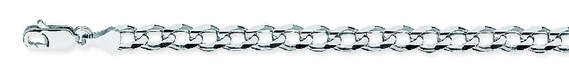 Sterling Silver 5.2mm Light Curb Chain with Lobster Lock