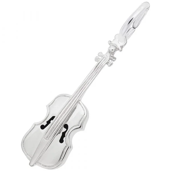 Sterling Silver Cello Charm