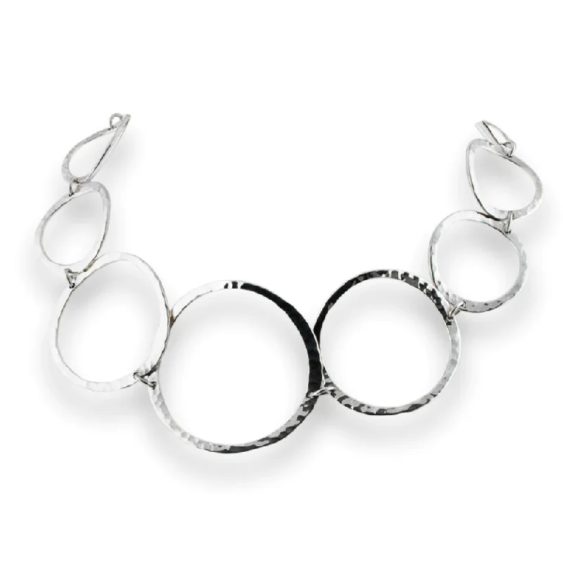 Sterling Silver Circles Necklace