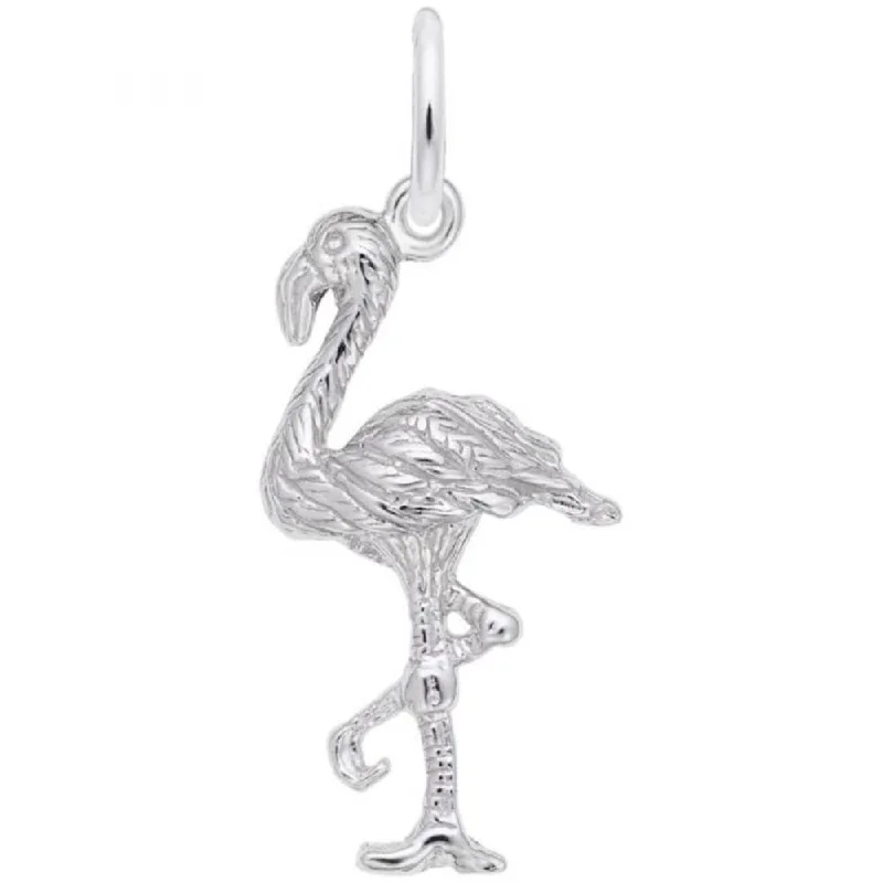 Sterling Silver Flamingo Charm